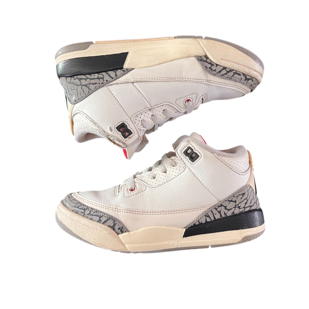 Jordan 3 White Cement Reimagined Size 2